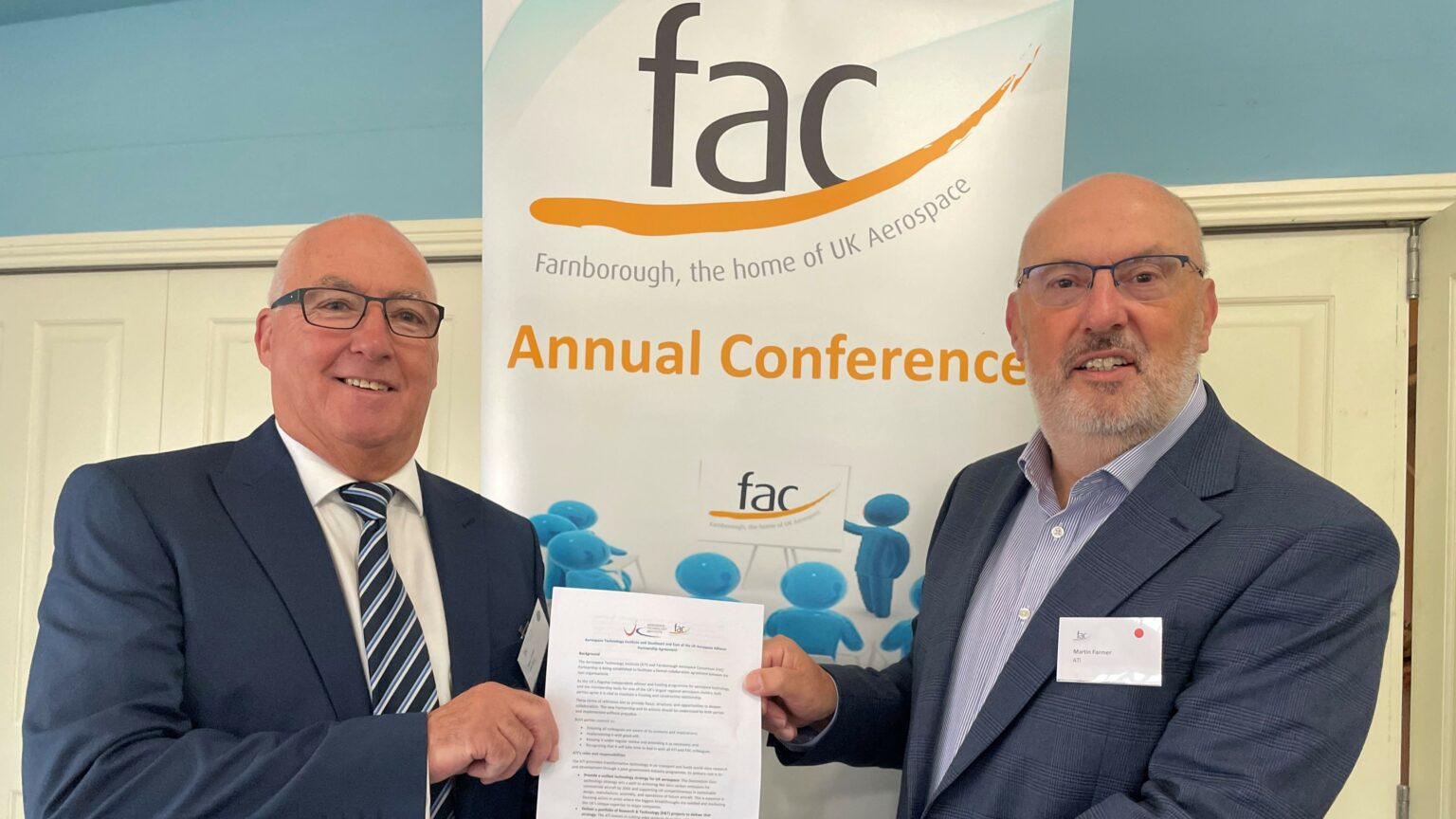 ATI and FAC announce partnership agreement at FAC conference